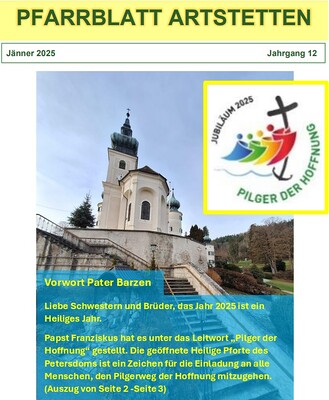 Pfarrblatt Artstetten Jänner 2025
