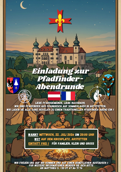 Pfadfinder aus Frankreich | Sommerlager in Artstetten